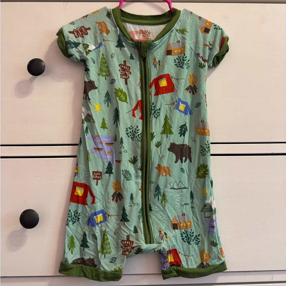 Little Sleepies Happy Camper shortie 12-18 months